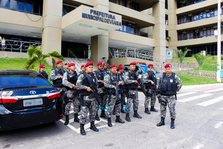 Força Nacional está presente em diversos bairros de Viana nesta segunda (13)