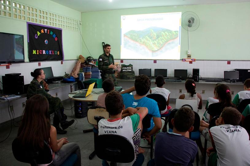 Polícia Militar leva programa de educação ambiental para escolas