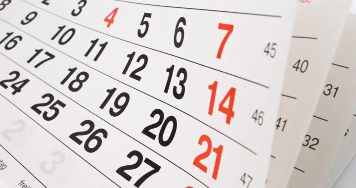 Divulgado calendário de feriados e pontos facultativos 2018 do município