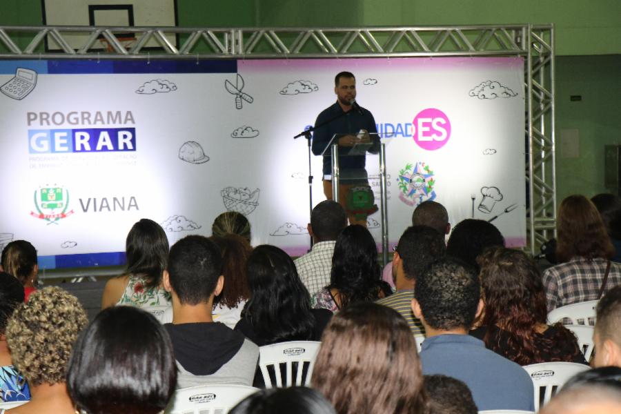 Aula inaugural marca início dos cursos do Gerar e Oportunidades no Polo de Viana Sede