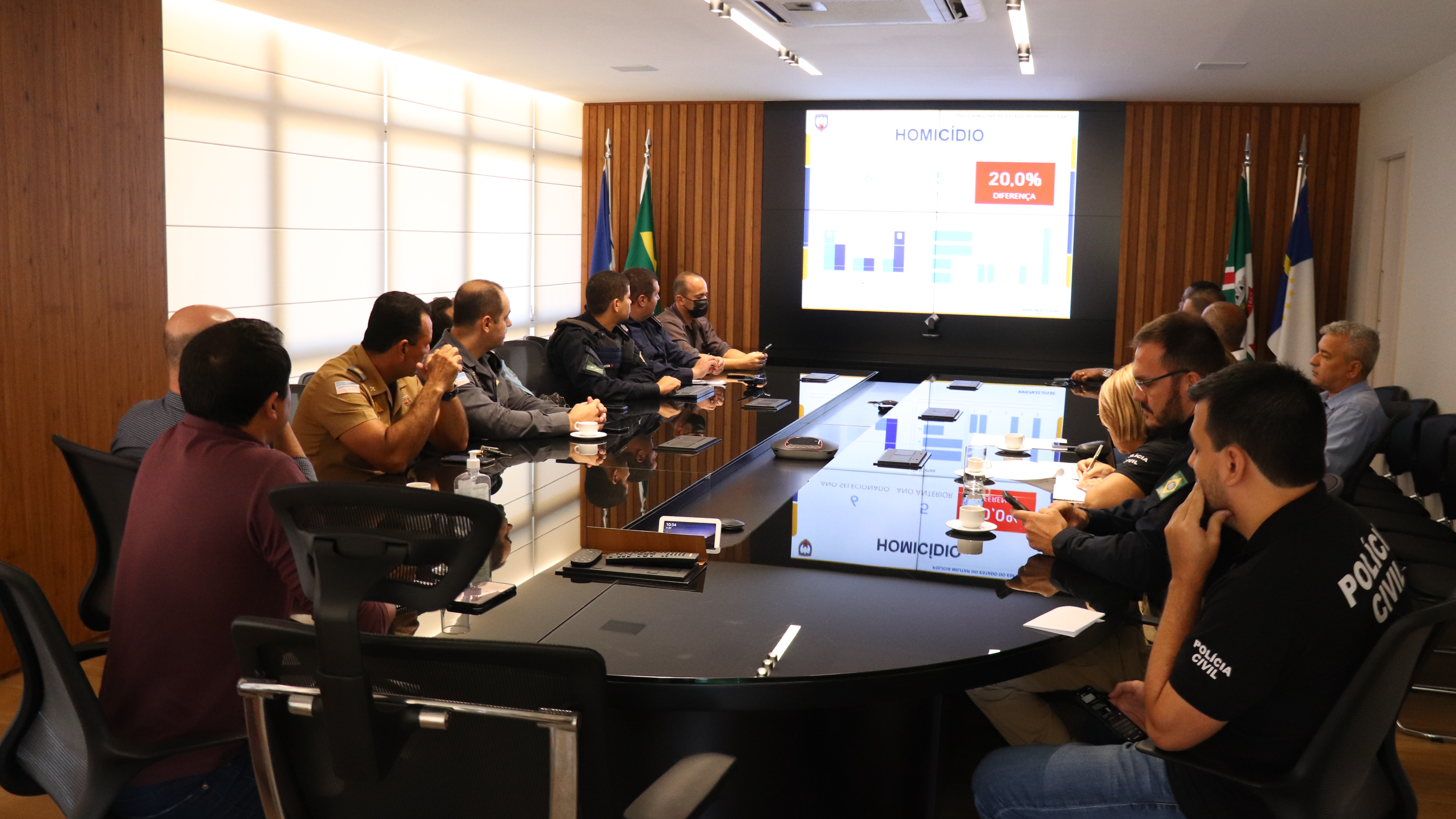 Gabinete de Gestão Integrada debate ações preventivas para a segurança pública em Viana