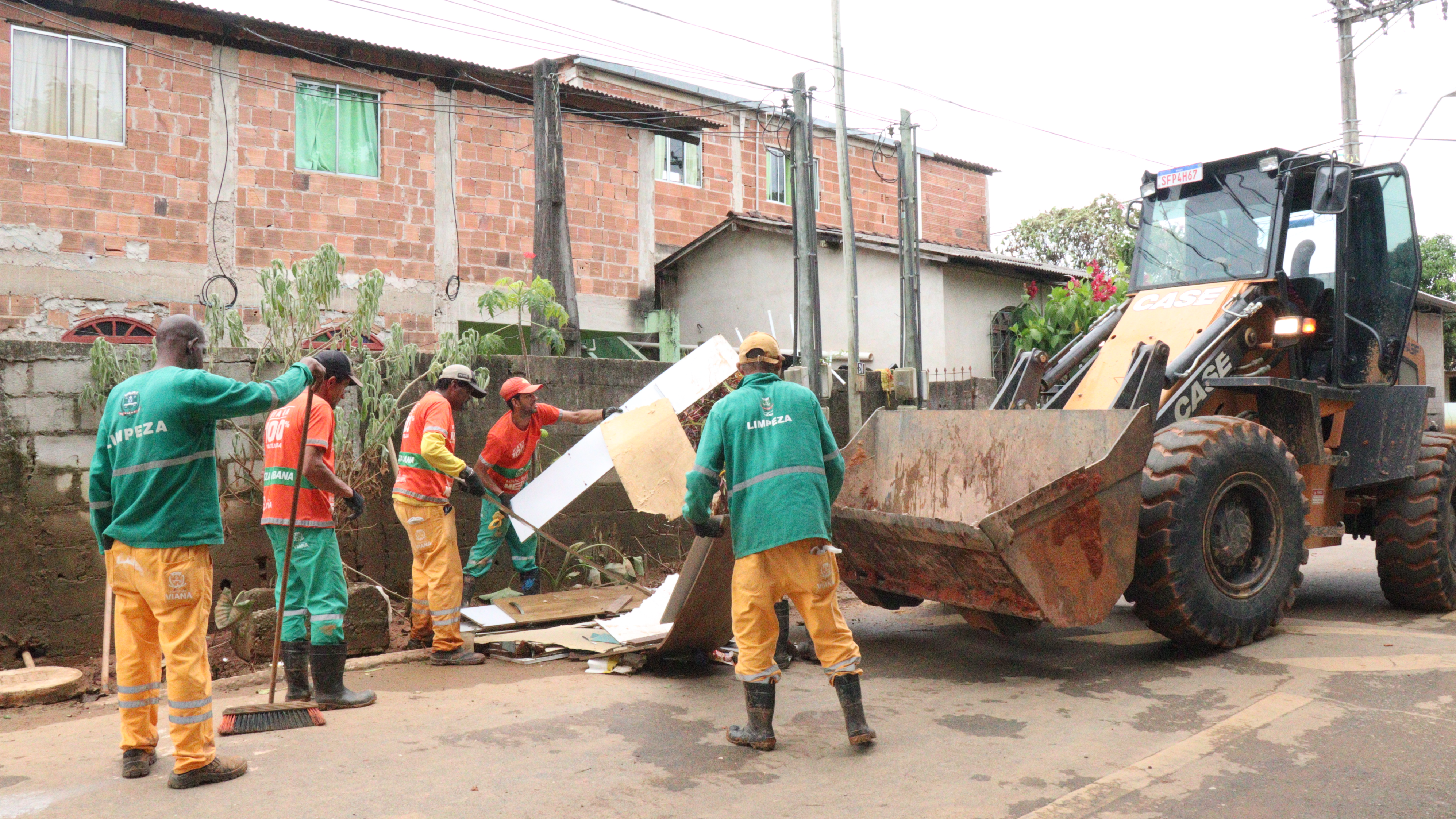 Chuvas cessam e o município intensifica trabalho de limpeza em regiões afetadas