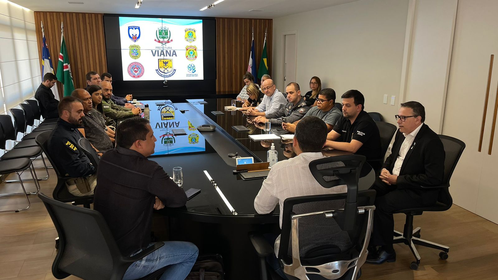 Gabinete de Gestão Integrada apresenta dados da segurança pública em Viana