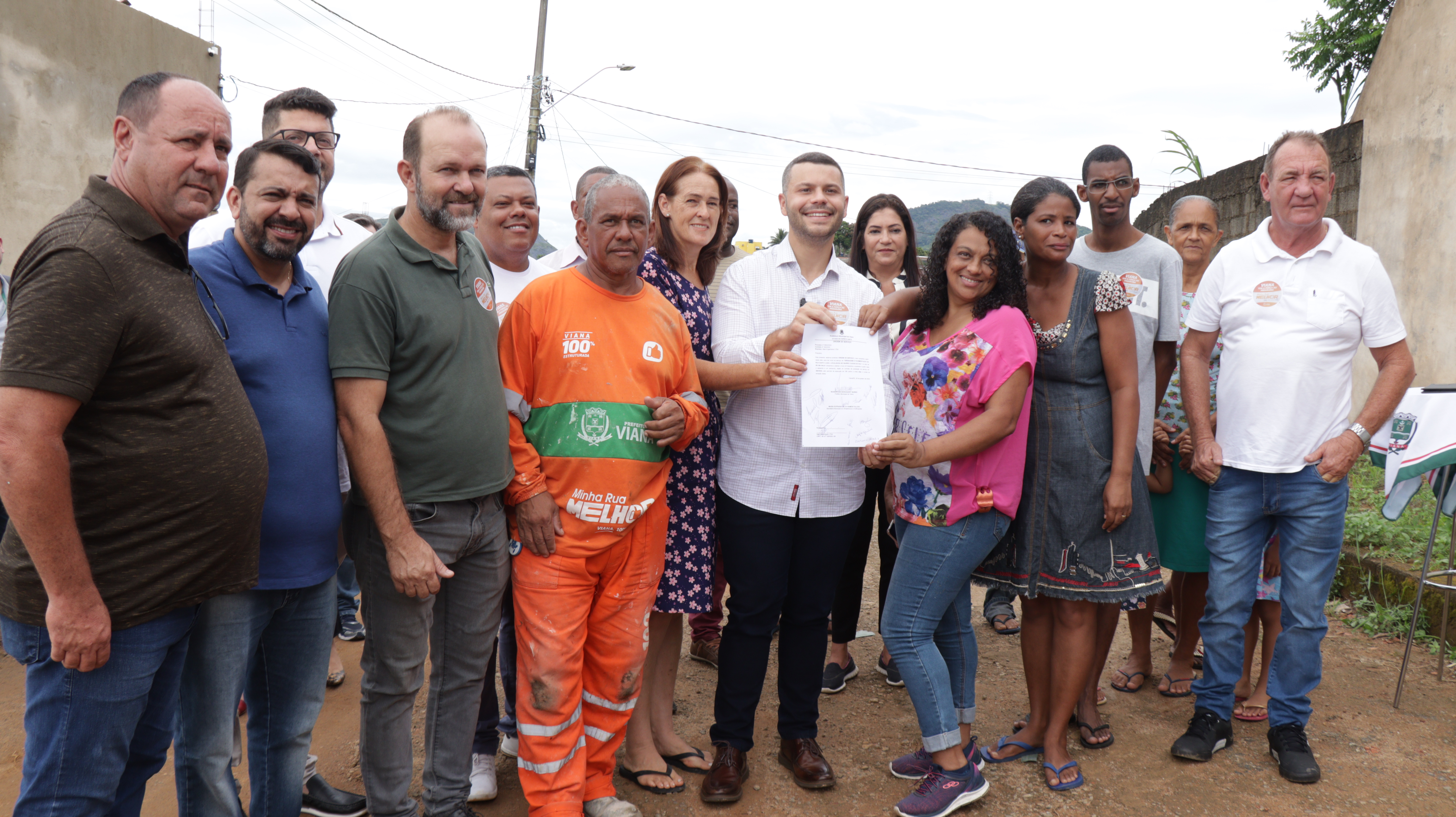 Rua de Caxias do Sul recebe ordem de serviço para conclusão de pavimentação